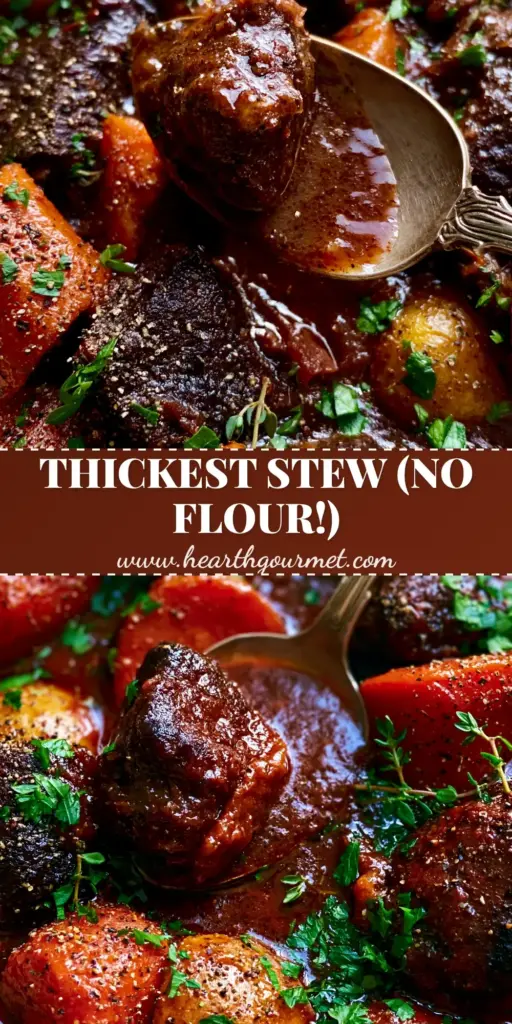 A rustic bowl of vintage soups and stews featuring thick mahogany gravy, seared beef, and chunky carrots.