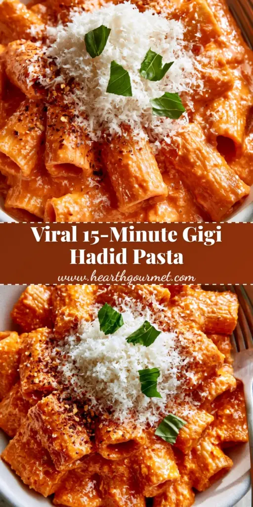 Pasta Alla Vodka: The Secret to a Glossy Terracotta-Orange Rigatoni Sauce 4 A close-up shot of glossy terracotta-orange pasta alla vodka in a white bowl topped with fluffy parmesan and fresh basil. (pasta alla vodka)